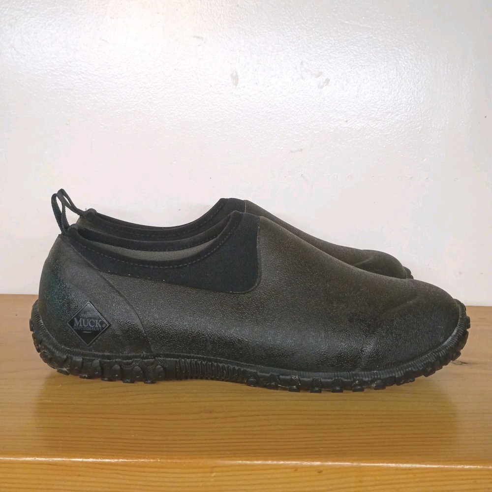 Muck Boot Muckster II Low Rain Ankle Boots Black Casual Boots Men's Size 10